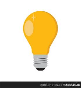 light bulb vector icon,illustration template design
