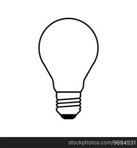 light bulb vector icon,illustration template design