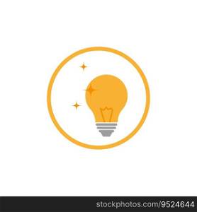 Light bulb with stars. Idea symbol. Vector illustration. EPS 10. Stock image.. Light bulb with stars. Idea symbol. Vector illustration. EPS 10.