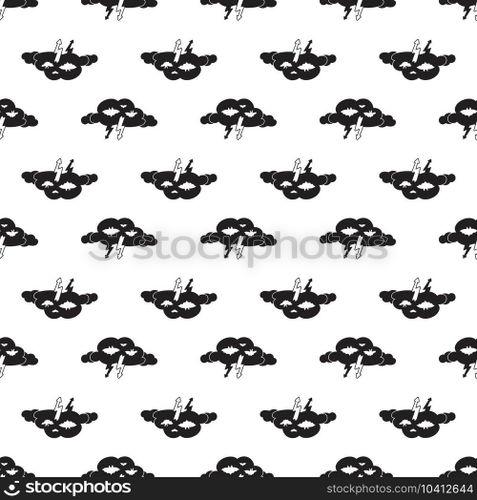 Light clouds pattern seamless background texture repeat wallpaper geometric vector. Light clouds pattern seamless vector
