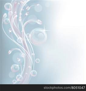 Light coloured feminine transparent water background design