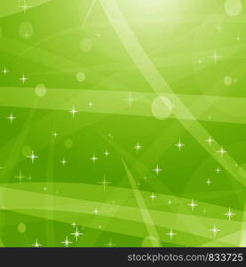 Light green abstract background with stars, circles and stripes. Flat vector illustration. Light green abstract background with stars, circles and stripes. Flat vector illustration.