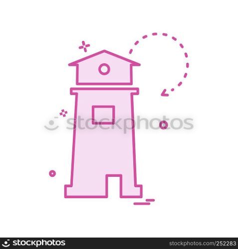 Light house icon design vector