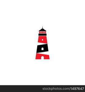 Light house logo template vector icon design