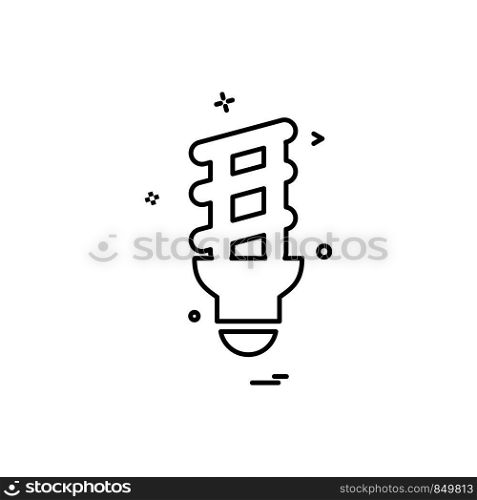 Light icon design vector