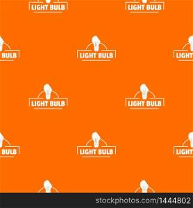 Light idea pattern vector orange for any web design best. Light idea pattern vector orange