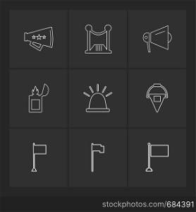 light , lighter ,fire , speaker , seo , technology , internet , flags , computer , icon, vector, design, flat, collection, style, creative, icons , ui , user interface , cart , shopping , online ,