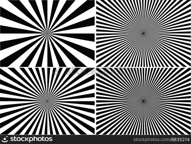 Light rays vector image