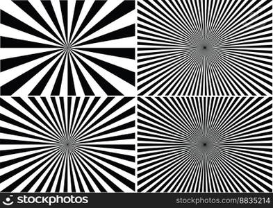 Light rays vector image