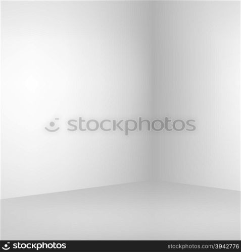 Light studio room. Empty light interior. EPS 10 vector illustration.