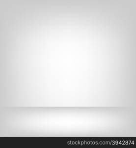 Light studio room. Empty light interior. EPS 10 vector illustration.