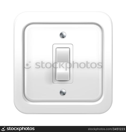 Light switch, vector