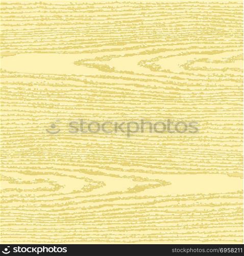 Light yellow wood texture background. Light yellow wood texture background in square format. Blank natural pattern swatch template. Realistic plank with annual years circles. Flat style. Vector illustration design elements in 10 eps