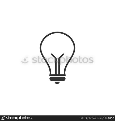 Lightbulb icon design template vector graphic illustration. Lightbulb icon design template vector illustration