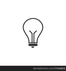 Lightbulb icon design template vector graphic illustration. Lightbulb icon design template vector illustration