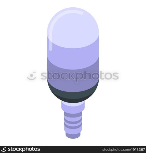 Lightbulb icon isometric vector. Smart bulb. Light idea. Lightbulb icon isometric vector. Smart bulb