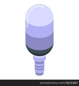 Lightbulb icon isometric vector. Smart bulb. Light idea. Lightbulb icon isometric vector. Smart bulb