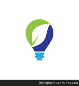 Lightbulb logo template vector icon illustration design