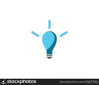 Lightbulb vector icon illustration design