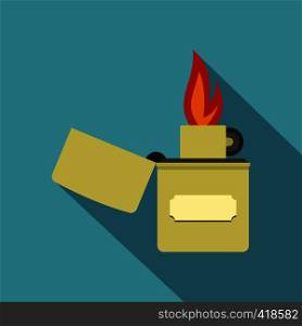 Lighter icon. Flat illustration of lighter vector icon for web. Lighter icon, flat style