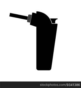 lighter or torch icon vector illustration symbol design