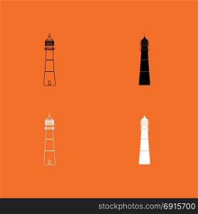 Lighthouse icon .