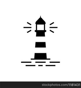 Lighthouse icon trendy