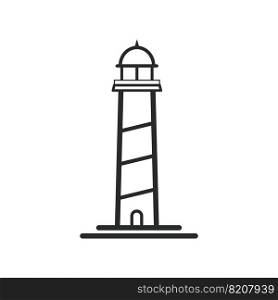 lighthouse icon vector design illustration