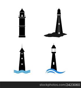 lighthouse icon vector illustration design