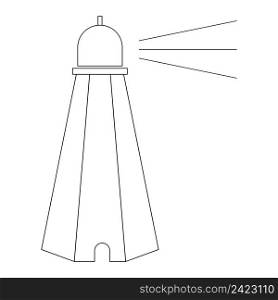 lighthouse icon vector illustration design