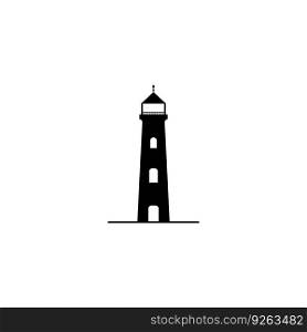lighthouse icon vector illustration template design