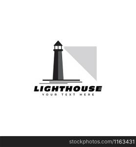 Lighthouse logo design template vector isolated illustration