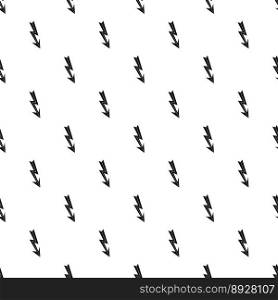 Lightning arrow pattern simple style vector image