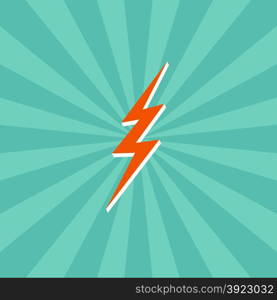 lightning bolt theme vector art graphic illustration. lightning bolt theme