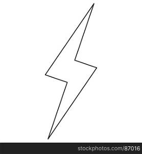 Lightning icon .