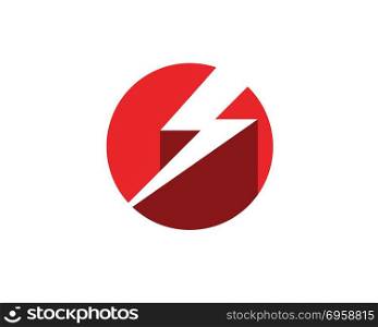 lightning icon logo and symbols Template vector,. lightning icon logo and symbols Template vector