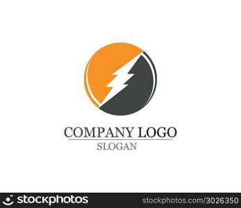 lightning icon logo and symbols vector template. lightning icon logo and symbols vector template