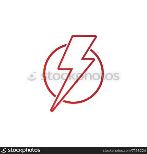 lightning logo icon and symbols