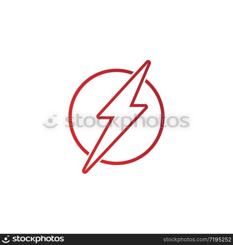 lightning logo icon and symbols