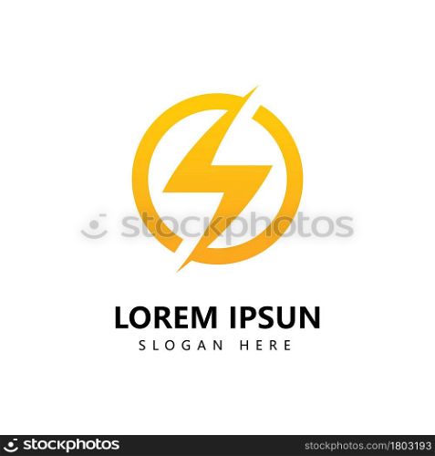 Lightning Logo icon vector design