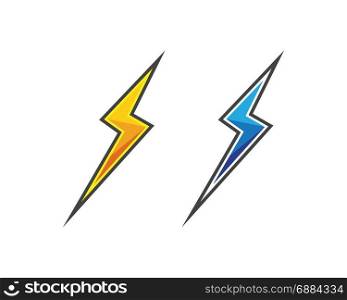 Lightning Logo Template. Lightning Logo Template vector icon illustration design