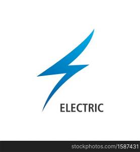 Lightning Logo Template vector flat design