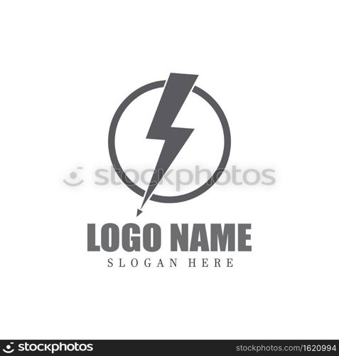 Lightning Logo Template vector icon