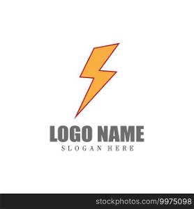Lightning Logo Template vector icon