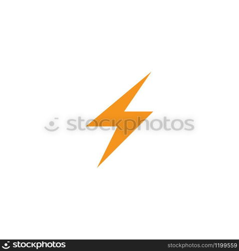 Lightning Logo Template vector icon illustration design