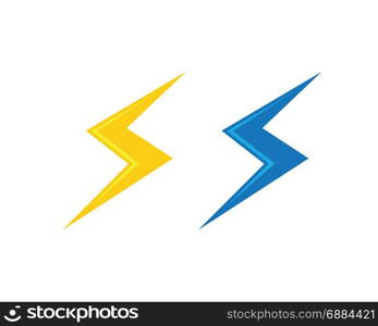 Lightning Logo Template vector icon illustration design