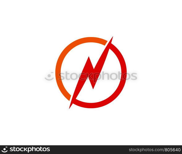 Lightning Logo Template vector icon illustration design