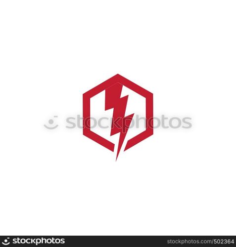 Lightning Logo Template vector symbol nature