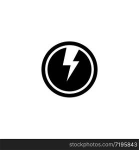 Lightning logo vector template icon design