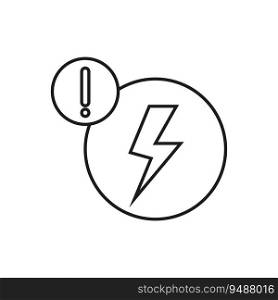 Lightning power icon. Vector illustration. EPS 10. stock image.. Lightning power icon. Vector illustration. EPS 10.